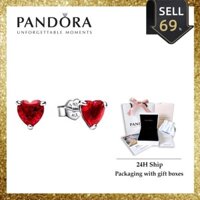 【100% gốc】PANDORA Flame Heart Earrings