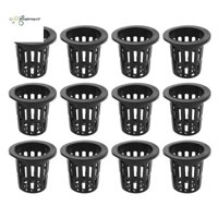 100 Gói 2.36 Inch Lưới Cốc Có Rãnh Lưới Rộng Môi Lọc Cây Lưới Nồi Xô Giỏ Thủy Canh Aquaponics Phong Lan