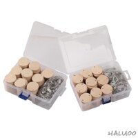 100 / gói Khoảng trống bằng gỗ Điểm chính, Móc chìa khóa Vòng chính, Thẻ móc chìa khóa Điểm chính bằng gỗ, Vòng chìa khóa cho Mặt dây chuyền vòng tròn DIY với 100 móc khóa,