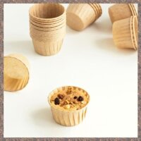 100 Gói Nhỏ Bánh Mini Lót Nướng Bánh Cốc Giấy Muffin Hộp Bánh Giấy Cốc Nghệ Thuật Khay Bánh Quấn Trang Trí Dụng Cụ-Kraft Giấy Màu