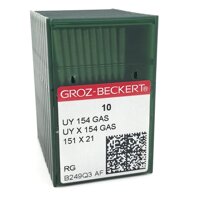 100 Groz-Beckert UY154GAS Curved Industrial Serger Overlock Machine Needles (Size 18 (Metrix Size 110))