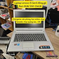 (100% hài lòng) Laptop cũ Lenovo I5 Gen5/8GB/256GB Đồng giá, học tập, chơi game, văn phòng, chạy karaoke, chạy ADS,.. OK