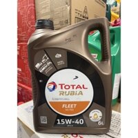 [100% HÀNG CHÍNH HÃNG TOTAL] Dầu nhớt Ô tô động cơ máy dầu Total Rubia Fleet HD700 15W40  6LÍT