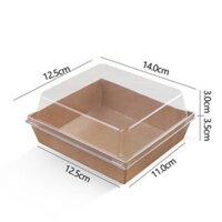 100 hộp 1413 đựng bánh kẹo, bánh mochi chấm kem