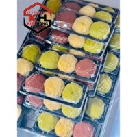 100 hộp chữ nhật ST-2 đế đen đựng bánh mochi , đựng sushi , đựng bánh su kem , đựng cơm cuộn,.....