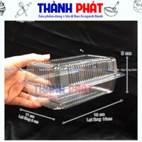 100 Hộp H04 đựng bánh cuộn 16cm, đựng bánh mì tan chảy, bánh mì chà bông