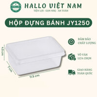 100 Hộp JY1250 hình chữ nhật đựng bánh lạnh, tiramisu, bánh ngọt, kem cheese