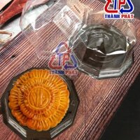 100 Hộp lục giác kim cương FJ95-62đựng bánh trung thu 100g - 150g, bánh phú sĩ