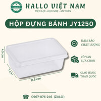 100 Hộp mousse hình chữ nhật đựng bánh lạnh, tiramisu, bánh ngọt, kem cheese JY1250