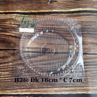 100 Hộp nhựa trong H26 đựng thực phẩm dùng 1 lần