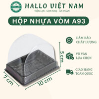 100 Hộp nhựa vòm A93 đựng bánh cuộn, đựng bông lan lát nhỏ