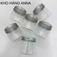 100 HỦ NHỰA 200GR / 100GR CÓ NẮP LÓT - 100 CÁI HỦ NHỰA NẮP NHÔM THIẾC 200GR /100GR  - 100 HỦ NHỰA TRÒN, HỦ CHIẾT MỸ PHẨM