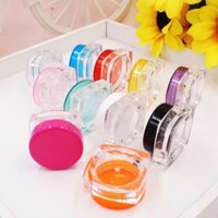 100 hũ pet chiết 2g, 3g và 5g đáy VUÔNG XỊN - Hủ nhựa đựng mỹ phẩm, kem du lịch.
