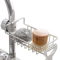 [100] Kệ Đựng Đồ Rửa Chén Inox Gắn Vòi