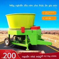 100 loại đĩa dọc máy bột cỏ thân cây ngô xay rơm lúa sản lượng cho ăn tự động 5 tấn mỗi giờ
