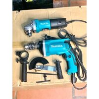 100 %  lõi đồng com bo Bộ máy khoan  Makita 13 ly + Máy mài công tắc đuôi MAKITA 955