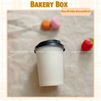 100 Ly Giấy 9oz 270ml Đựng Cafe Sữa Nóng, Cacao, Cappuccino,  Americano