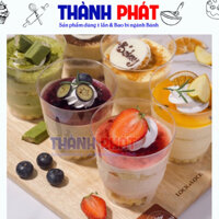 100 Ly hàng không đựng bánh lạnh tiramisu - kèm nắp - 220ml