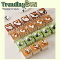 100 Ly Mousse Vuông 70ml LC-4245 Đựng Bánh Lạnh, Tiệc Teabreak