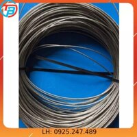 100 mét Cáp inox 304 1.5mm(li)làm dàn phơi thông minh, dây phơi quần áo,chằng buộc các vật dụng trong nhà và ngoài trời.