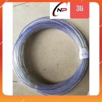 100 Mét Cáp Thép Bọc Nhựa 3mm.làm dây phơi quần áo,trang trí nhà cửa...kimkhiThaiBinh