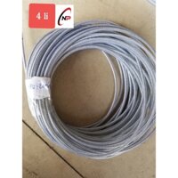 100 Mét Cáp Thép Bọc Nhựa 4mm.làm dây phơi quần áo,trang trí nhà cửa...kimkhinhatphat