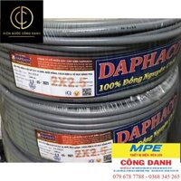100 mét dây điện daphaco đôi 2x2.5 tròn 2 lớp vỏ - Fa2x2.5( CUỘN NGUYÊN 100 MÉT)