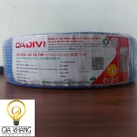 100 mét Dây điện hạ thế CADIVI CV 2,5mm2