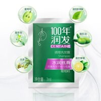 100 Năm Dầu Gội Dưỡng Ẩm Mượt Mà 7ml*10 Sửa Chữa Xoăn Cải Thiện Khô Gà, Kích Thước Thử Dành Cho Đi Ra Ngoài