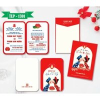 100 Phôi thiệp cưới 12x17,5cm ( Thiệp không in nội dung )