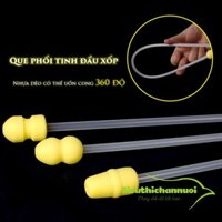 100 Que phối tinh đầu xốp| Dây dẫn tinh loại nông đầu xốp cho heo| Dùng trong phòng tinh