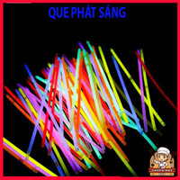 100 Que thắp sáng kèm - Dạ Quang đa màu ngầu nhiễn - Chơi buổi tối. -Ipermercato kèm đầu nối