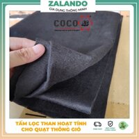 (100% Than Hoạt Tính) Tấm Lọc Than Gáo Dừa Dùng Cho Máy Hút Mùi Bếp, tam loc than hoat tinh