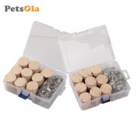 100 / Thẻ Móc Chìa Khóa Tròn Cho Mặt Dây Chuyền Vòng Tròn DIY Với 100 Móc Khóa,