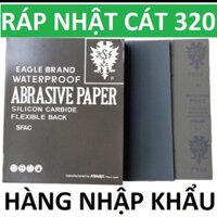 100 tờ giấy nhám Nhật 320 đen , giấy ráp chà xe máy, ô tô KOVAX , Nhập khẩu Nhật Bản