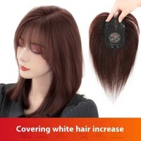 100% Tóc Con Người Mảnh Đen Và Nâu Đậm Tóc Topper Tóc Thay Thế Tóc Trắng Thoáng Khí Và Nhẹ Tóc Giả Tăng Khối Lượng Tóc Cho Người Phụ Nữ