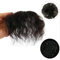 100% Tóc Xoăn Mini Tóc Topper Top Kẹp Tóc Ngắn Tóc Giả Dành Cho Nữ