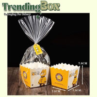 100 Túi Đế Giấy Nhỏ Đựng Bánh Cookie, Bánh Quy