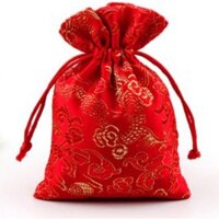 100 Túi Gấm Đỏ May Mắn