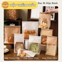 100 Túi giấy đựng bánh mì hoa cúc - Túi Gấp mí đựng bánh sanwich - Bánh su kem - Bánh croisant  - Bánh ngọt kẹo mứt