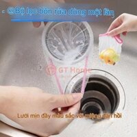100 túi lưới lọc rác bồn rửa chén