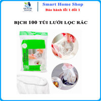 100 Túi Lưới Lọc Rác Bồn Rửa Chén