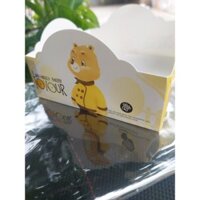 100 Túi nilon Thấp  đựng bánh mì - bánh quy - kèm đế - & phụ kiện