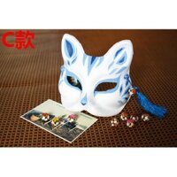 [100% vẽ tay thủ công]  Mặt nạ cáo vẽ_20(Mask fox_cosplay)