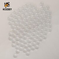 100 Viên bi thủy tinh trong suốt tròn trong suốt để làm đầy bình thủy sinh mm