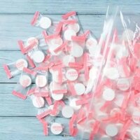 100 Viên Khăn giấy ướt dạng nén hình viên kẹo tiện lợi khi đi du lịch -Supermercato