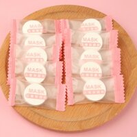 100 Viên Khăn giấy ướt dạng nén hình viên kẹo tiện lợi khi đi du lịch -Maigen Shop