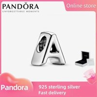 100% % xác thực S925 Sterling bạc PANDORA [797473] Letter S chữ cái quyến rũ