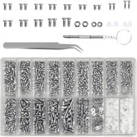 1000 Chiếc Ốc Vít Kính Có Tua Vít Nhíp Bộ Dụng Cụ Sửa Chữa Kính Hoàn Chỉnh Bộ Dụng Cụ Sửa Chữa Kính Vít Mini Vít Cho Kính 3C Sản Phẩm Điện Tử