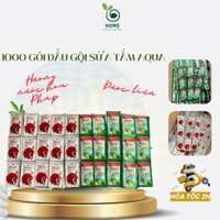 1000 gói dầu gội/ sữa tắm Aqua thảo dược hương nước hoa Pháp thơm ngát dùng trong khách sạn nhà nghỉ homestay - Home ddk